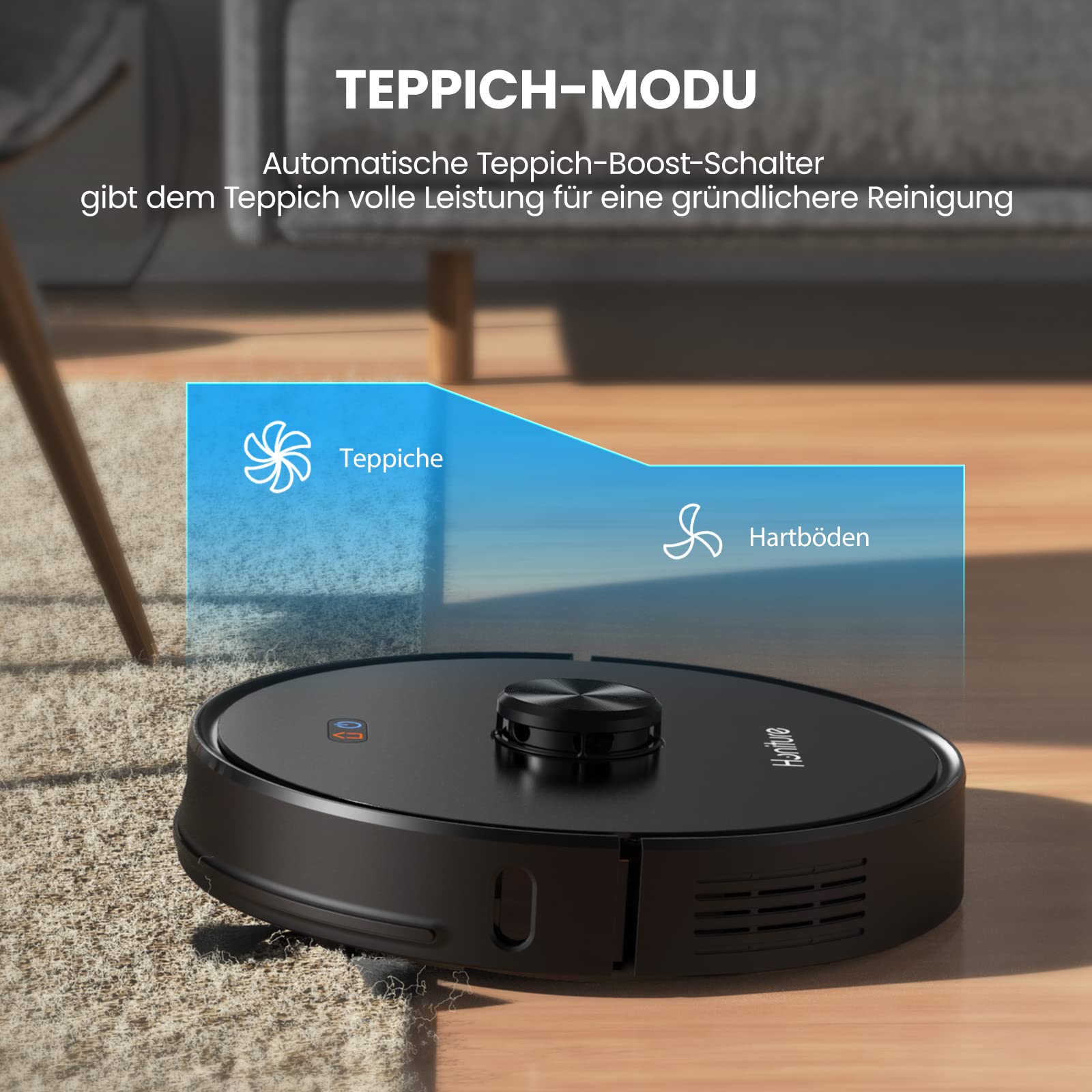 Smart Robot Vacuum and Mop Combo Self-Emptying