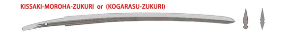 kissaki-moroha-zukuri (kogarasu-zukuri)