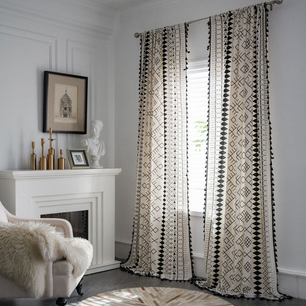 Geometric Curtains Custom