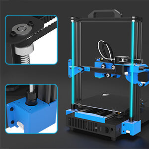 Tronxy XY-3 SE DIY 3-in-1 3D Printer Kit 255x255x260mm | Tronxy XY-3 SE 3D Printer, 3D Printing & Laser Engraving 2 in 1 Filament FDM 3D Printer with Smart Auxiliary Leveling, Printing Size 10.03'' x 10.03'' x 10.23'' & Engraving Size 7.48'' x 10.03''