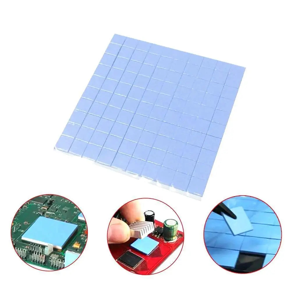 Tronxy 3D Printer Heatsink Cooling Pad Conductive Silicone Pad Thermal Pad 3D Printer Accessories Thermal Conductivity 3D Printing Technology Silicone Thermal Pad