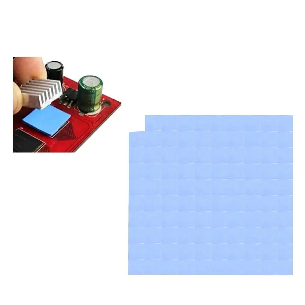 Tronxy 3D Printer Heatsink Cooling Pad Conductive Silicone Pad Thermal Pad 3D Printer Accessories Thermal Conductivity 3D Printing Technology Silicone Thermal Pad