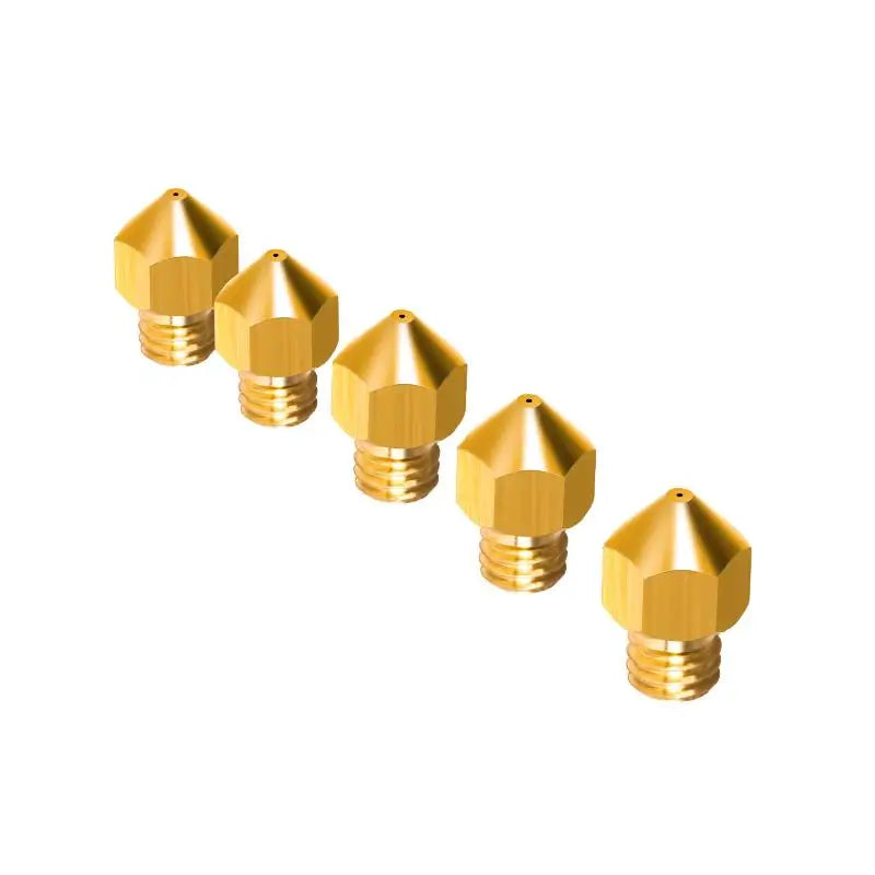 Tronxy 3D Printer MK8 Copper Nozzle with Extruder Nozzle Size 0.2mm 0.3mm 0.4mm (5pcs) Tronxy 3D Printer | Tronxy Large 3D Printer | Tronxy Large Format Veho 600 800 1000