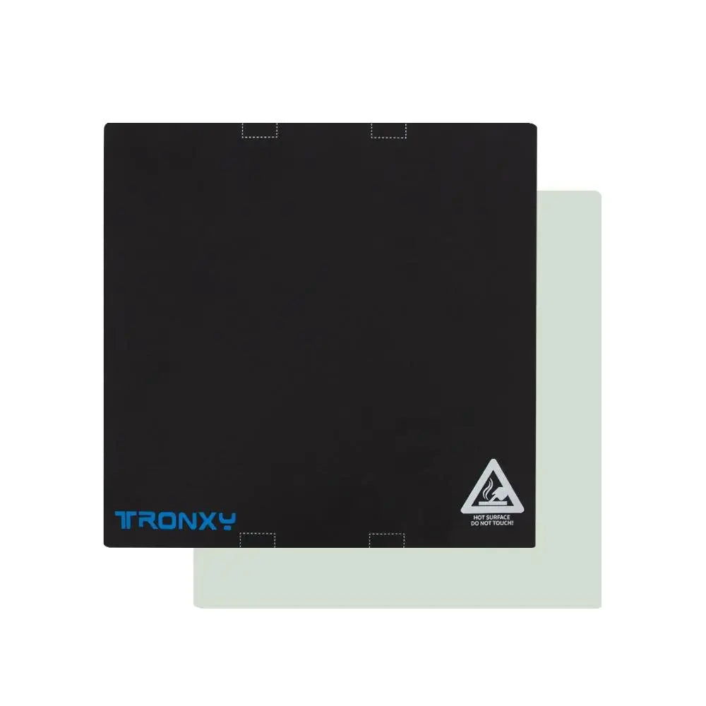 Tronxy 3D Printer 255x255mm Hot Bed Sticker + 255x255mm Carbon Fiber Build Plate