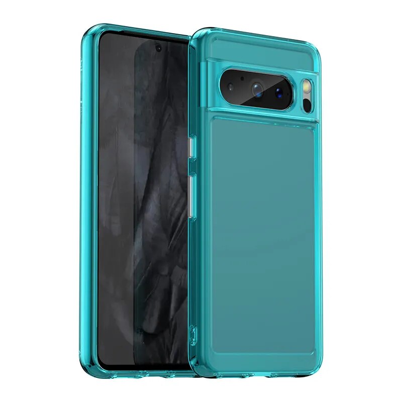 Transparent Shockproof  Bumper Case For Google Pixel 8 Series