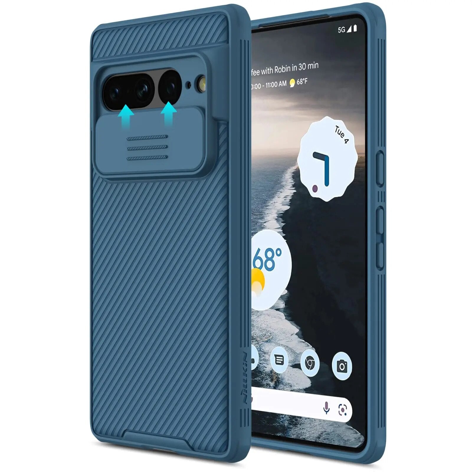 Shockproof Case with Slide Camera Protection For Google Pixel 8 Series