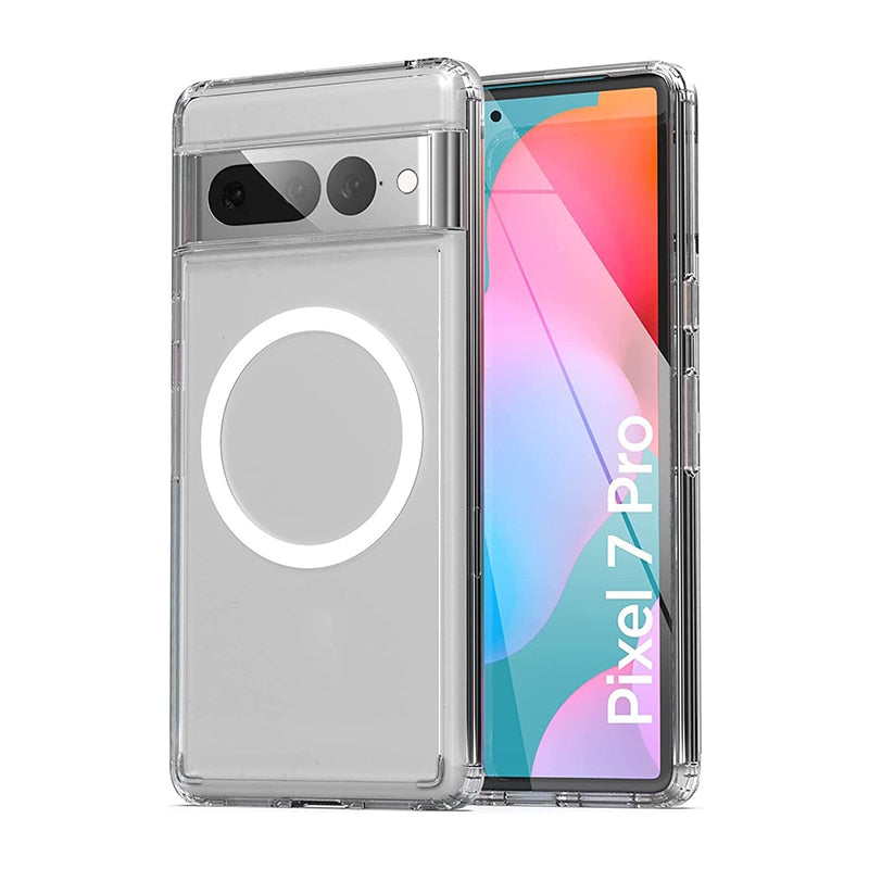 Transparent Magsafe Phone Case For Google Pixel 7 Pro