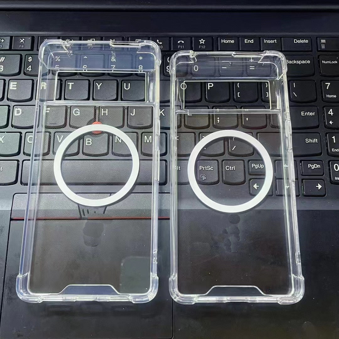 Transparent Magsafe Phone Case For Google Pixel 7 Pro