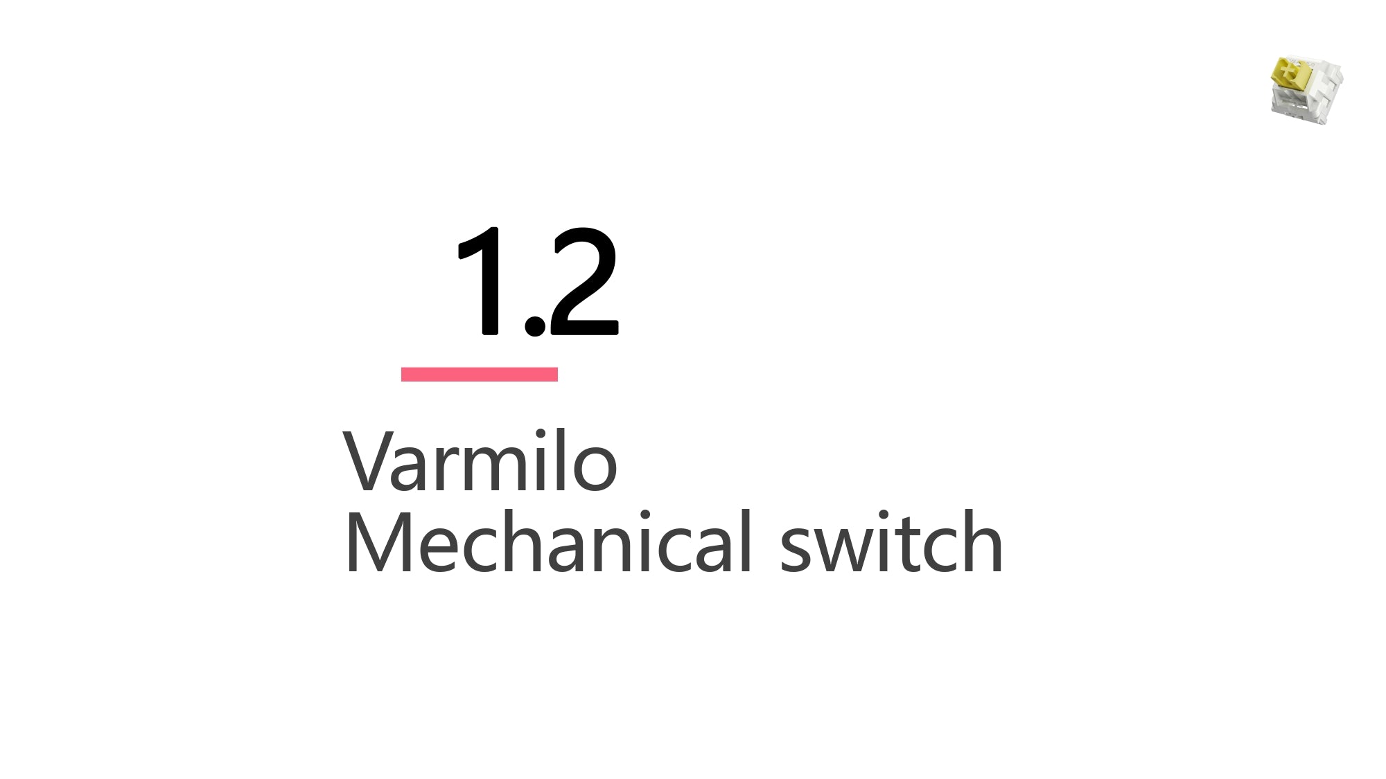 varmilo mechanical switches