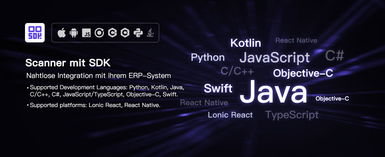 Inateck BCST-21 Barcode Scanner - SDK