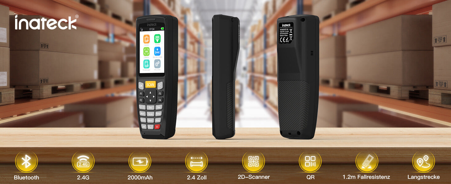 Inateck BCST-45 Portable Barcode Scanner-1