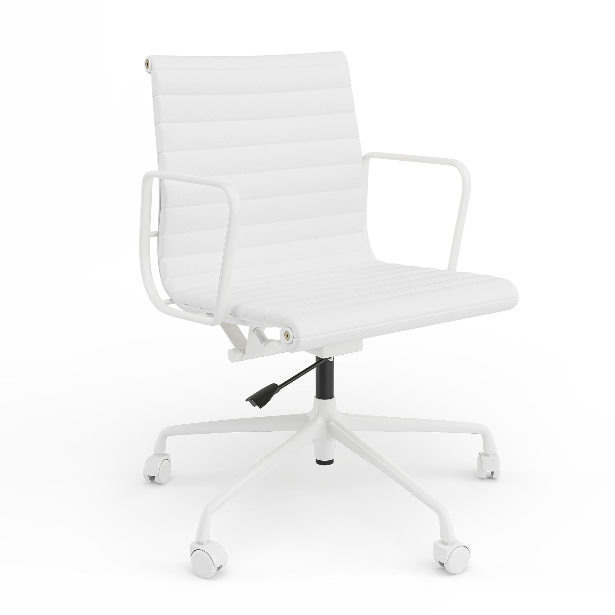 Eames Aluminum Group Office Chair with Genuine Leather