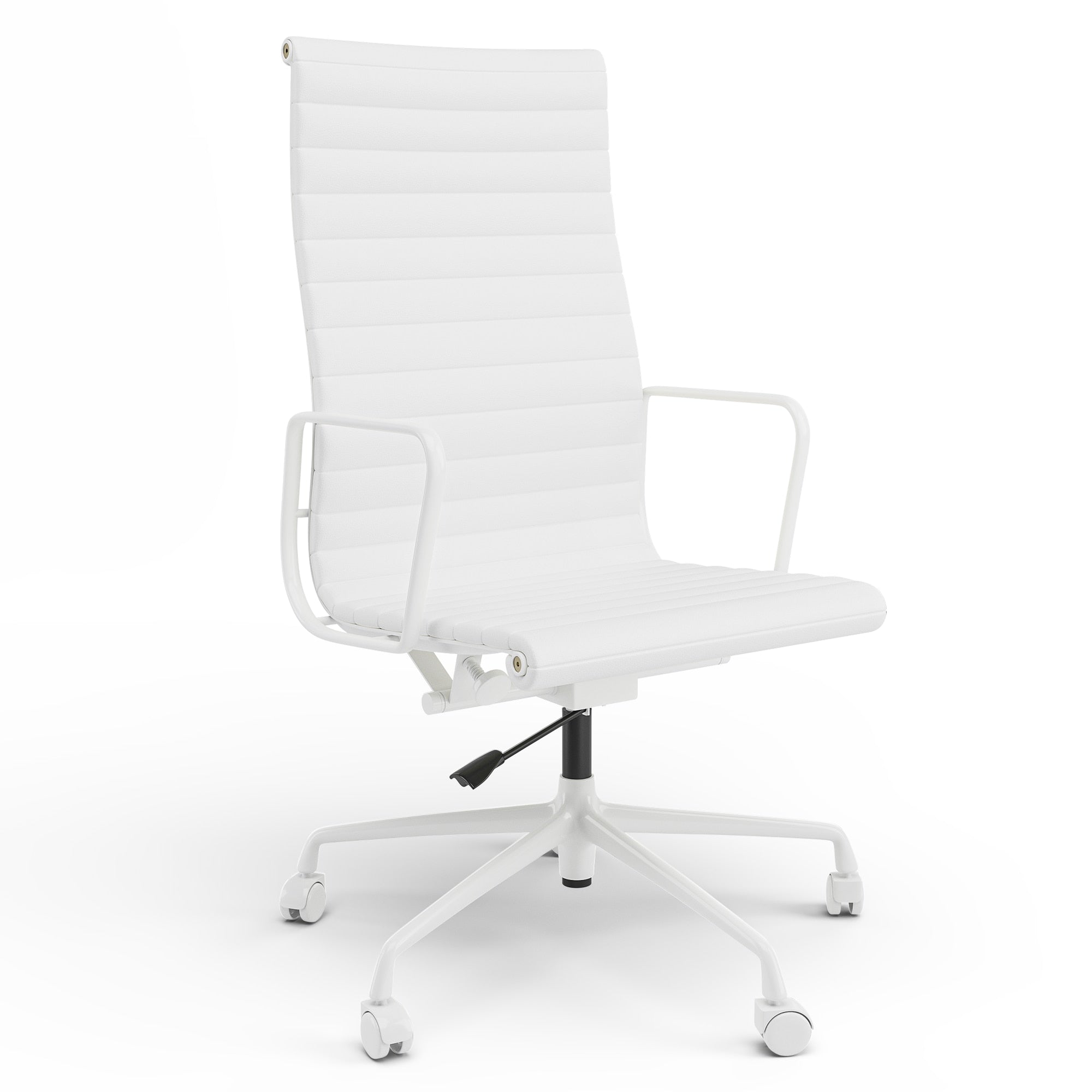 Eames Aluminum Group Office Chair with Genuine Leather