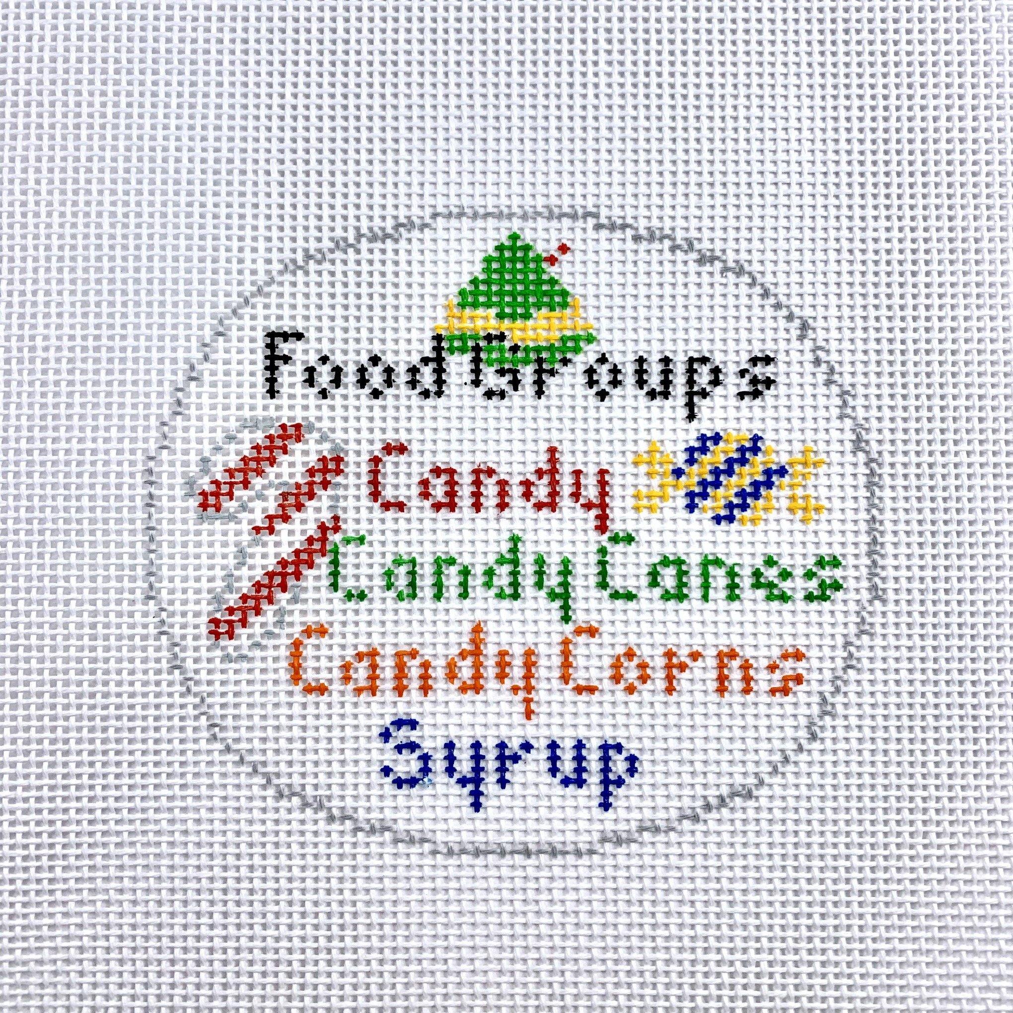 Elf the Four Food Groups Canvas