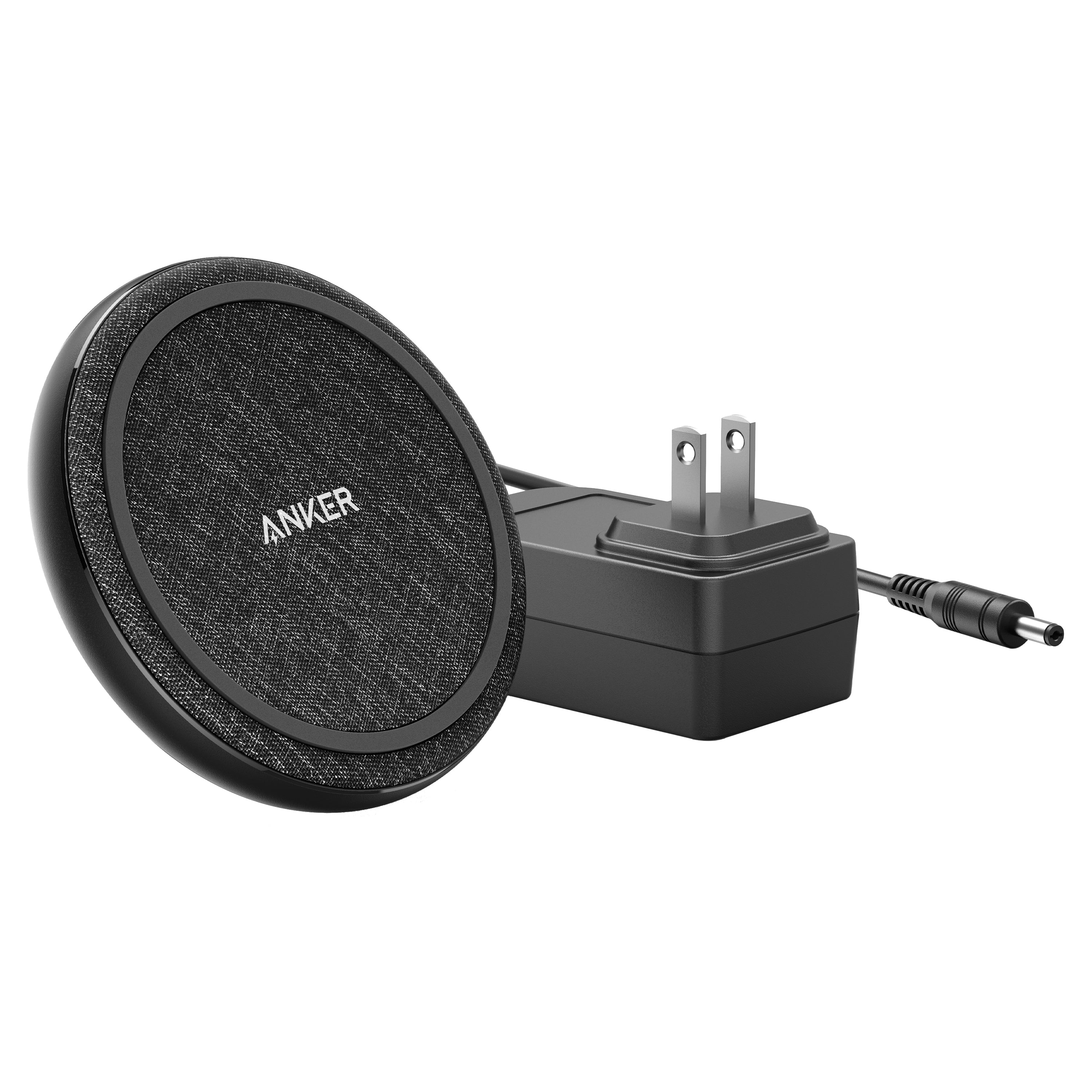 Anker PowerWave II Pad Wireless Charger with Power Adapter, Qi-Certified 15W Max Fast Wireless Charging Pad for iPhone,  Galaxy, Note and More