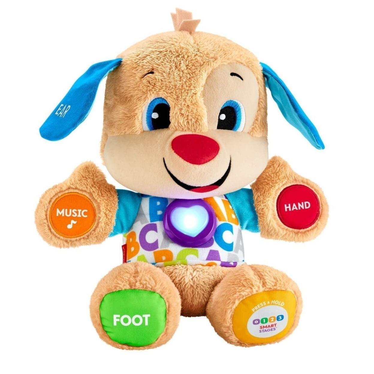 Fisher-Price Laugh and Learn Smart Stages Puppy Baby Doll Songs Lights Talks FDF21