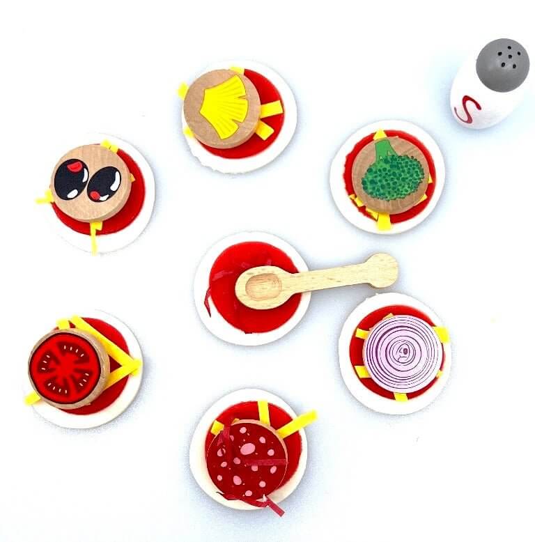 Pizza Bites, Playdough Kit