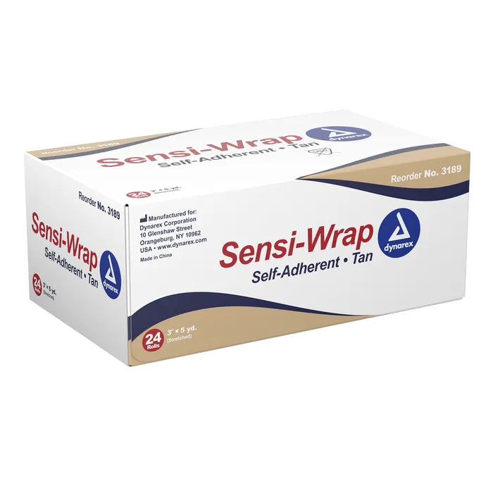 Dynarex Sensi-Wrap Adherent Bandage Rolls Latex-Free