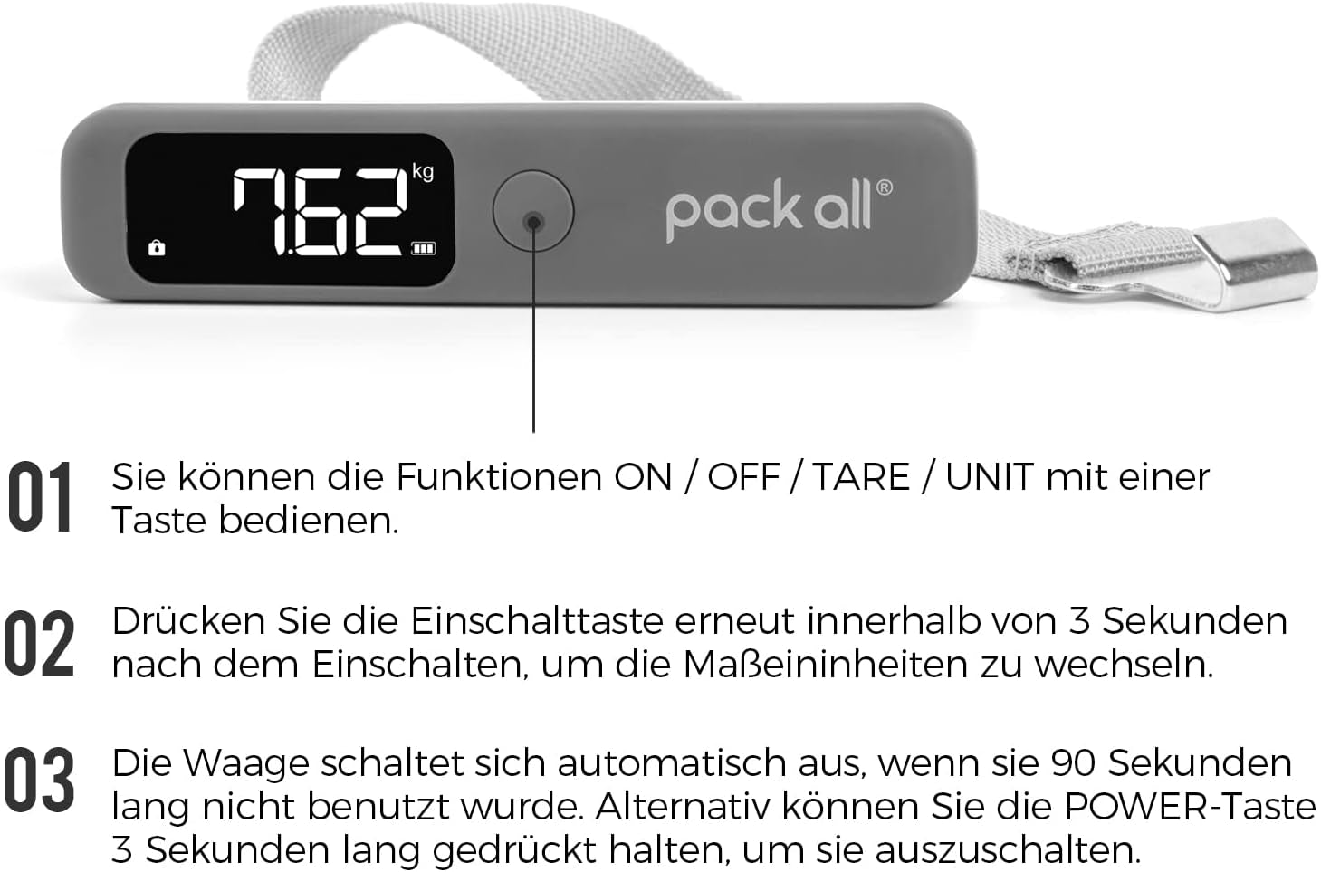 Digital Handheld Luggage Scale