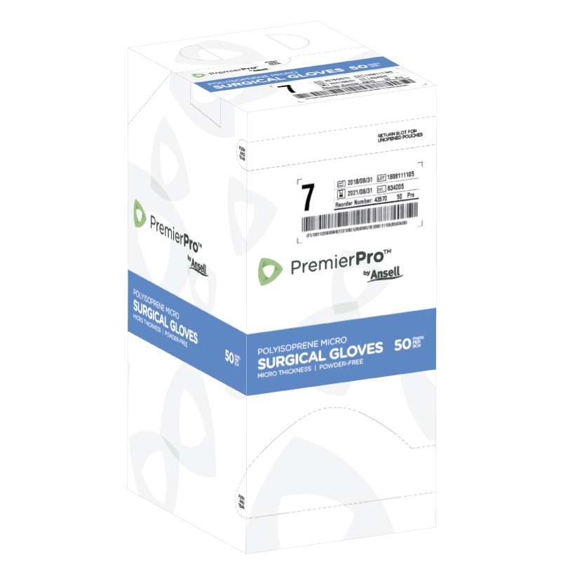 PremierPro Polyisoprene Micro Surgical Gloves (200cs)