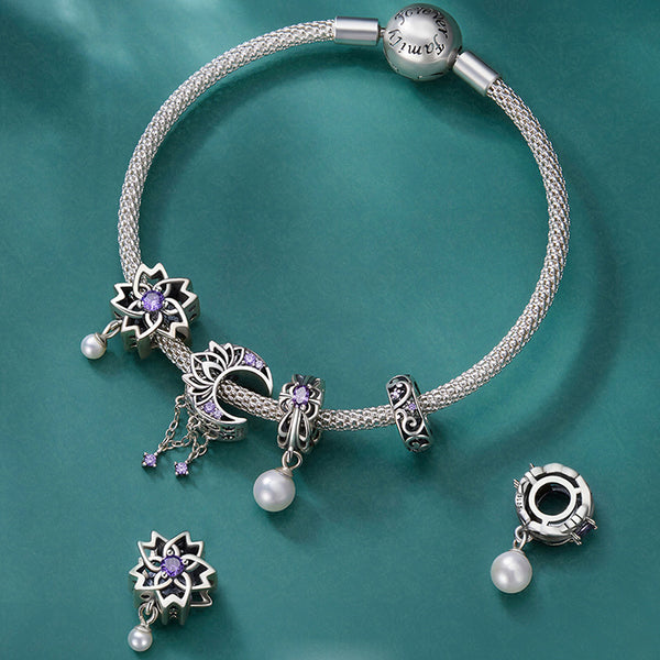 EUROPEAN BAROQUE SERIES GOLD VERMEIL CHARMS BEADS SET