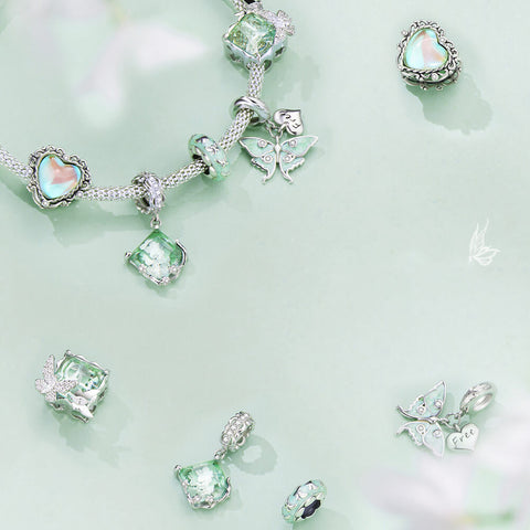 WIZARD OF OZ SERIES GOLD VERMEIL CHARMS BEADS SET