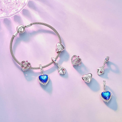 UNSWERVING LOVE GOLD VERMEIL CHARMS SET