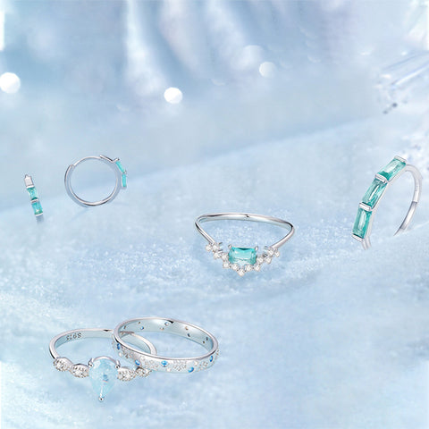 ICE SERIES GOLD VERMEIL JEWELLERY SET