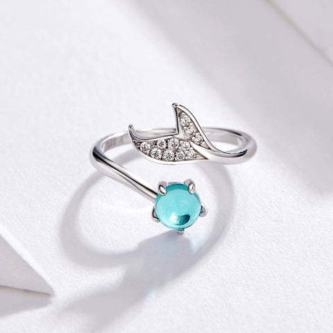 MERMAID TEAR GOLD VERMEIL RING