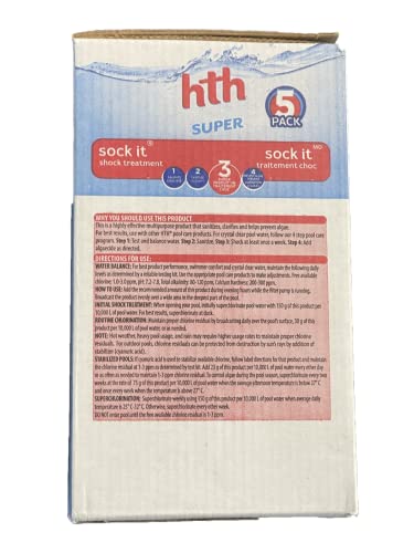 HTH Super Sock IT Shock Treatment 5 Pack 46001