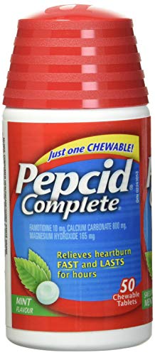 Pepcid Complete Chewable Mint Tablets, 50 Count