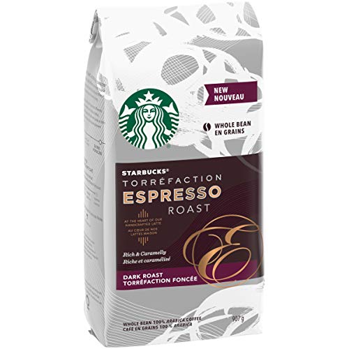 Starbucks Espresso Roast Whole Bean Coffee, 907 gram