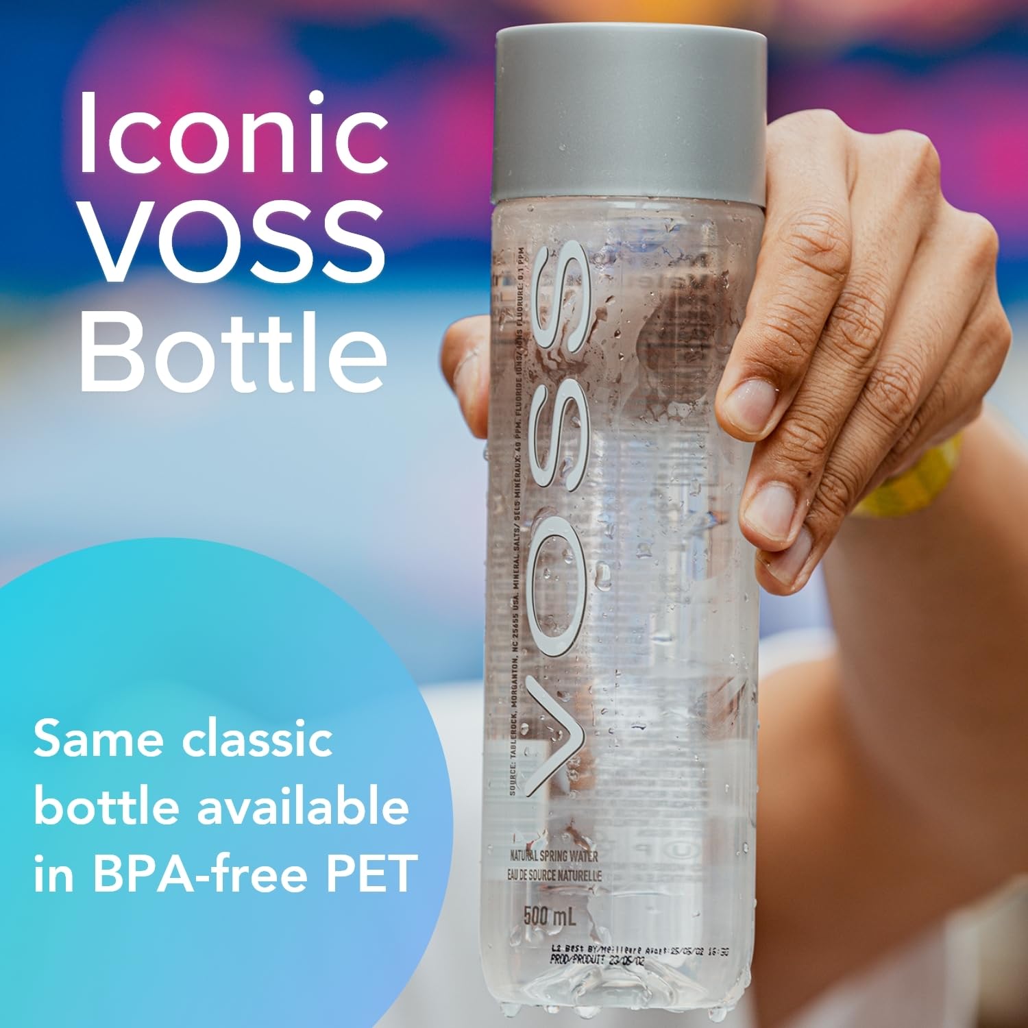 VOSS Artesian Water (Still), 850 ml Plastic Bottles (Pack of 12)