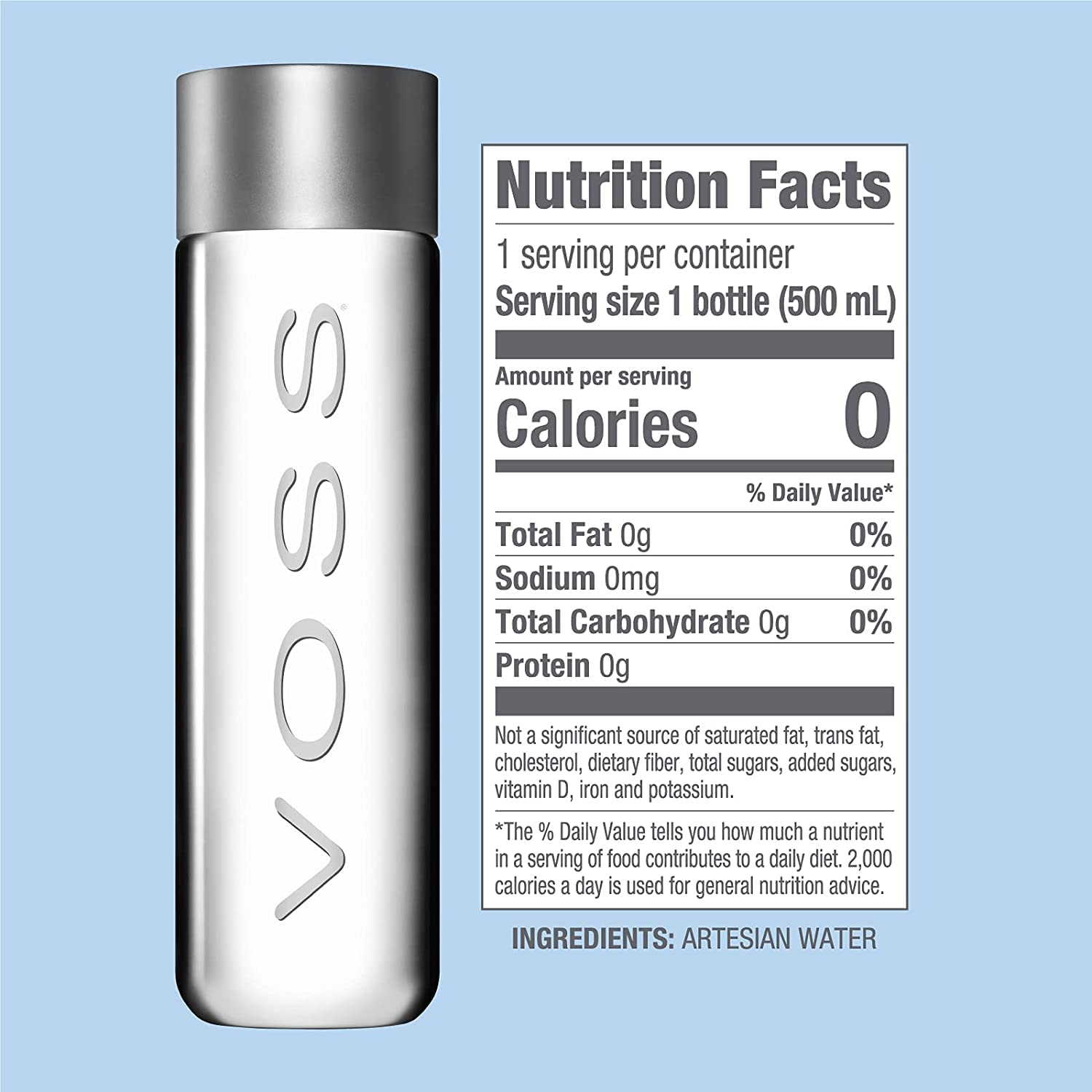 VOSS Artesian Water (Still), 850 ml Plastic Bottles (Pack of 12)