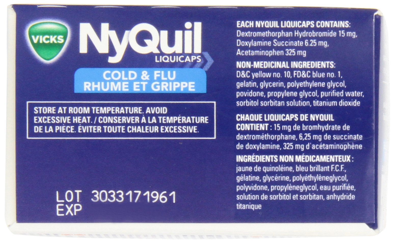 Vicks DayQuil Cold & Flu Multi-Symptom Relief Liquid Capsules + Vicks NyQuil Cold & Flu Multi-Symptom Relief Liquid Capsules, Total 48 Count