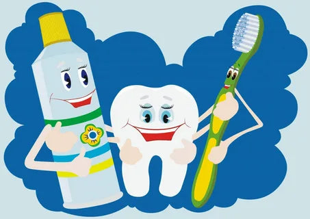 Baby Toothbrush and Toothpaste