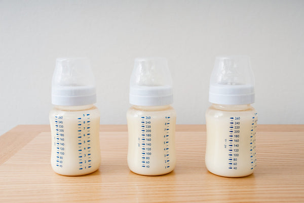 Breast milk in bottle