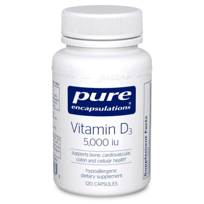 Vitamin D3 125mcg (5,000IU) 120 capsules