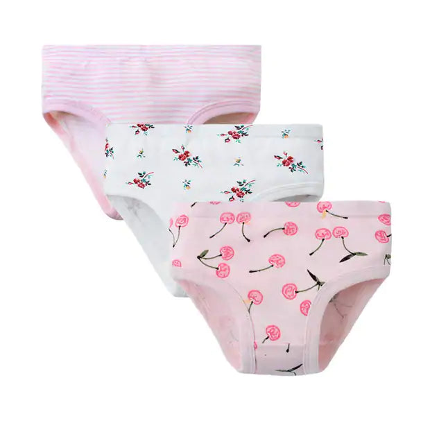 Benben Apparel 3 Pack Underwear - Cherries, Stripes, Flowers