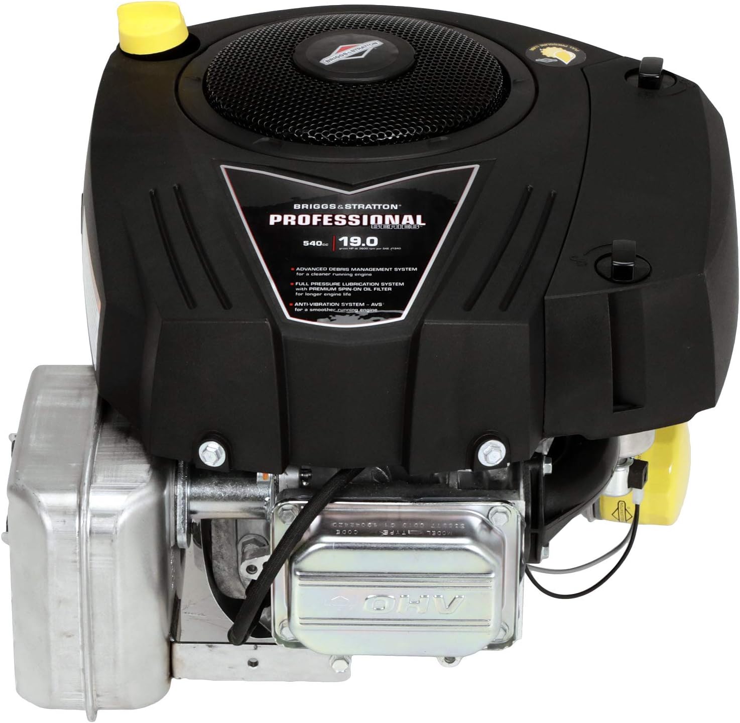 Briggs and Stratton 33S877-0019-G1 Simpson Intek Series, 19 HP, 540 cc, Single Cylinder Engine, Black