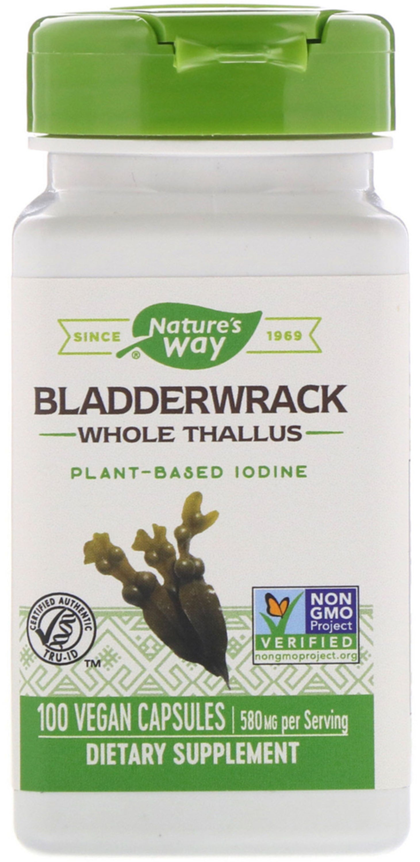 Bladderwrack, 580 mg, 100 Vegetarian Capsules