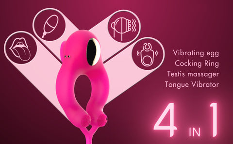 Sexlolo Remote 4 In 1 Vibrating Penis Ring With 10 Licking & Vibrating Modes 12 Sexlolo Remote 4 In 1 Vibrating Penis Ring With 10 Licking & Vibrating Modes -Deals sexlolo Store 95dfba77 593f 4049 9c1b