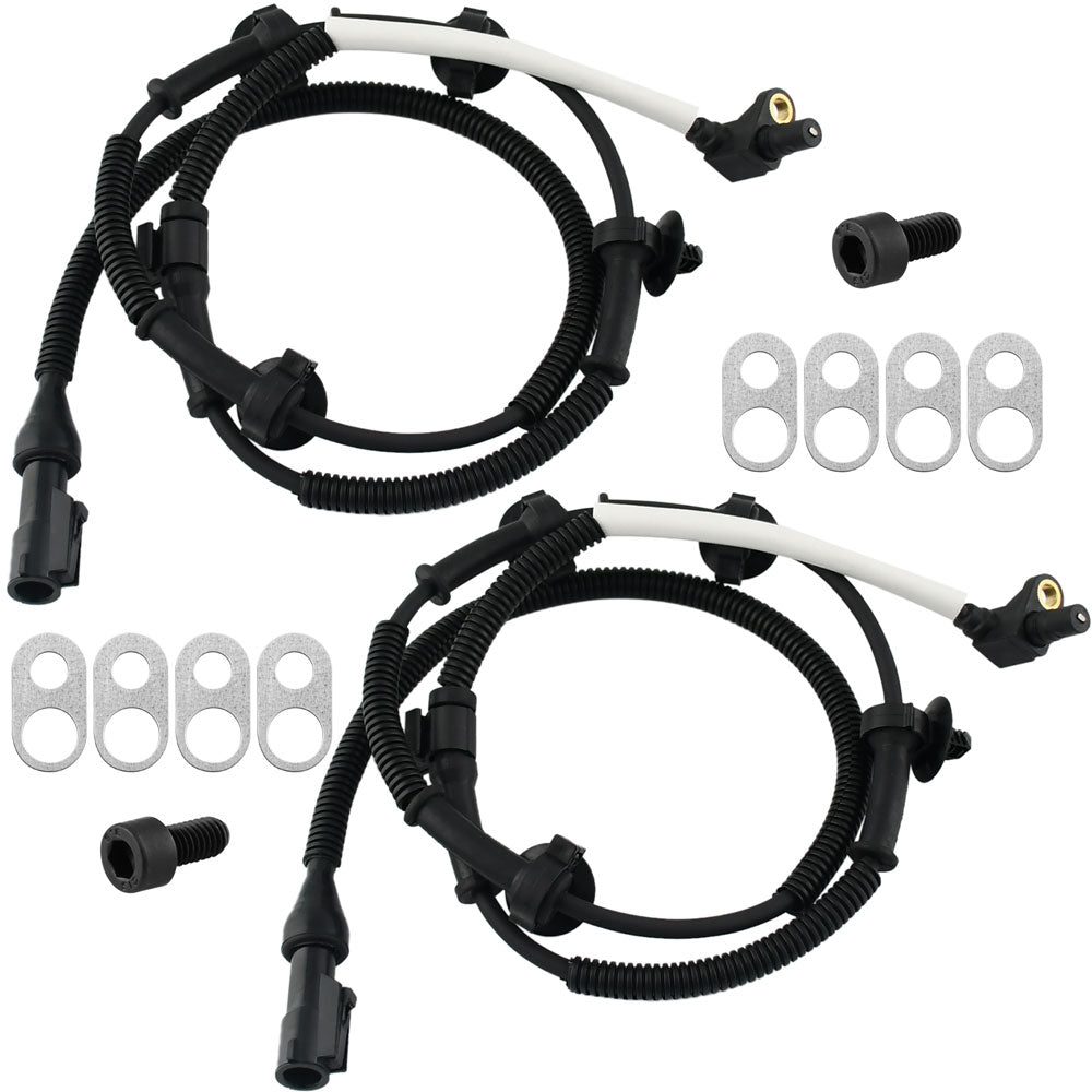 Front Wheel Speed ABS Sensor Fits for Ford Ranger 2000-2002, Mazda B3000 2001-2002, Mazda B4000 2000-2002-Wheel Speed ABS Assembly-2 Pack