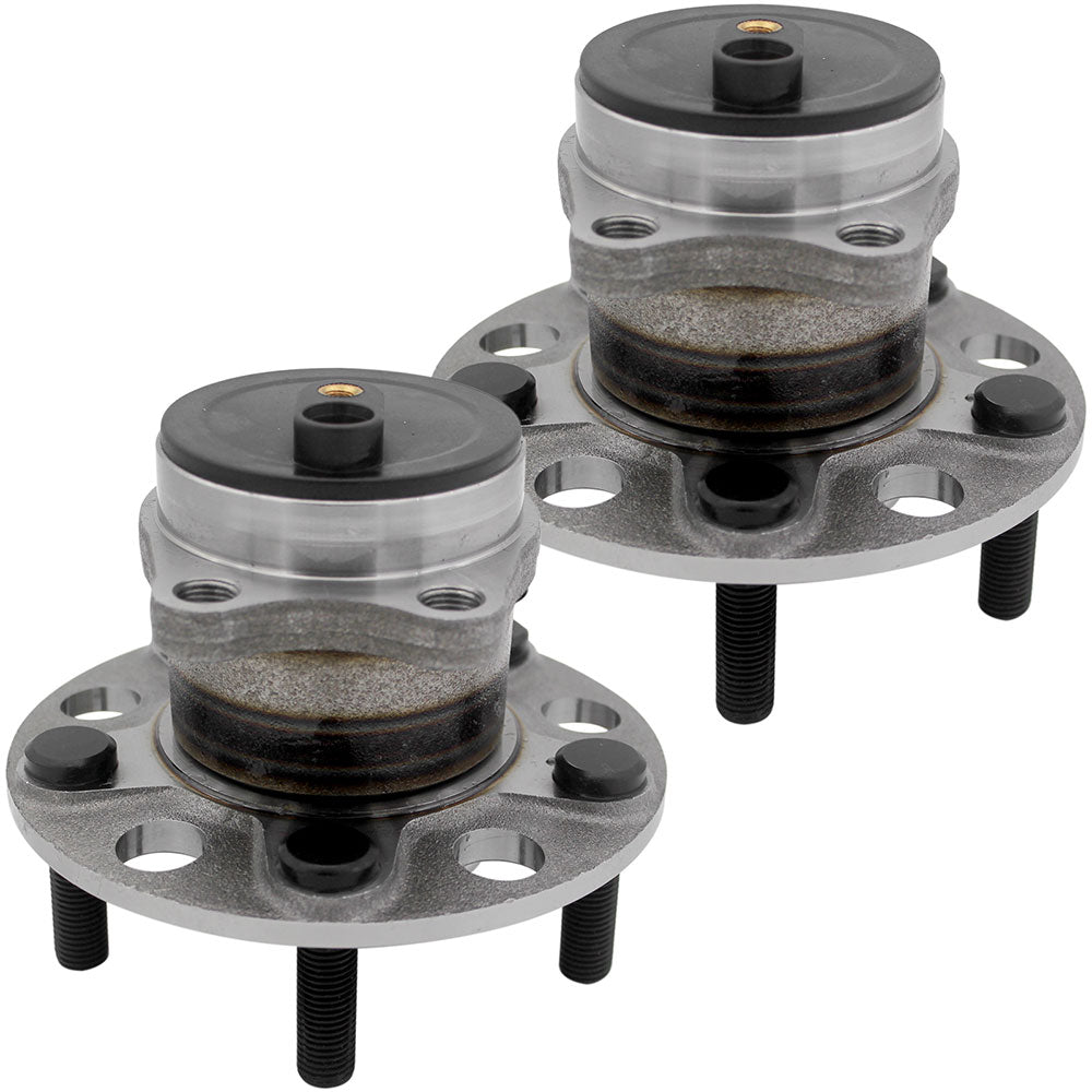 MotorbyMotor 512332 (FWD) Rear Heavy Duty Wheel Bearing Assembly with 5 Lugs for Chrysler 200 Sebring, Dodge Avenger Caliber, Jeep Compass Patriot Wheel Bearing Hub Assembly (2WD, w/4-Wheel ABS)-2PK