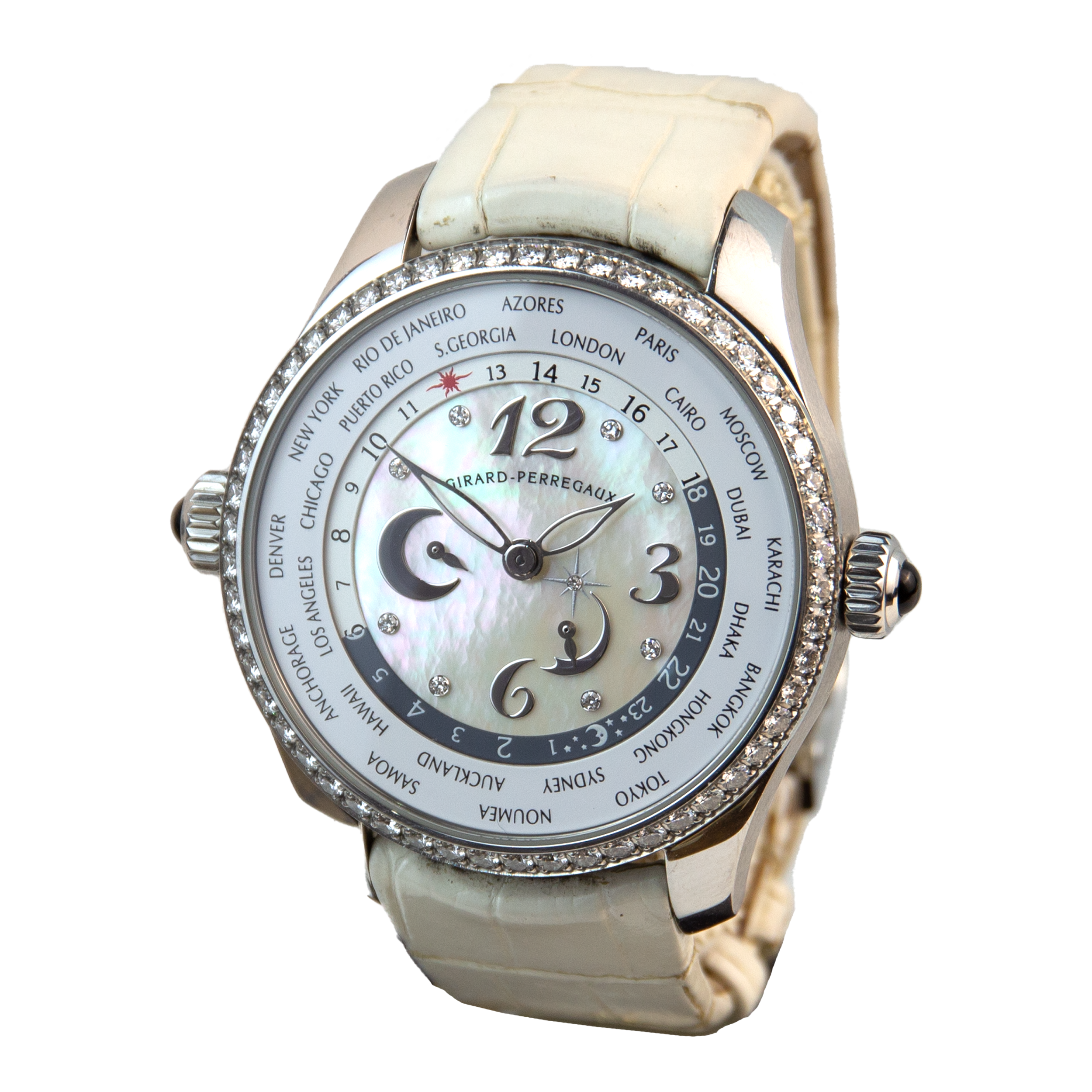 Girard Perregaux Ladies World Timer 49860D11A761-BK7A