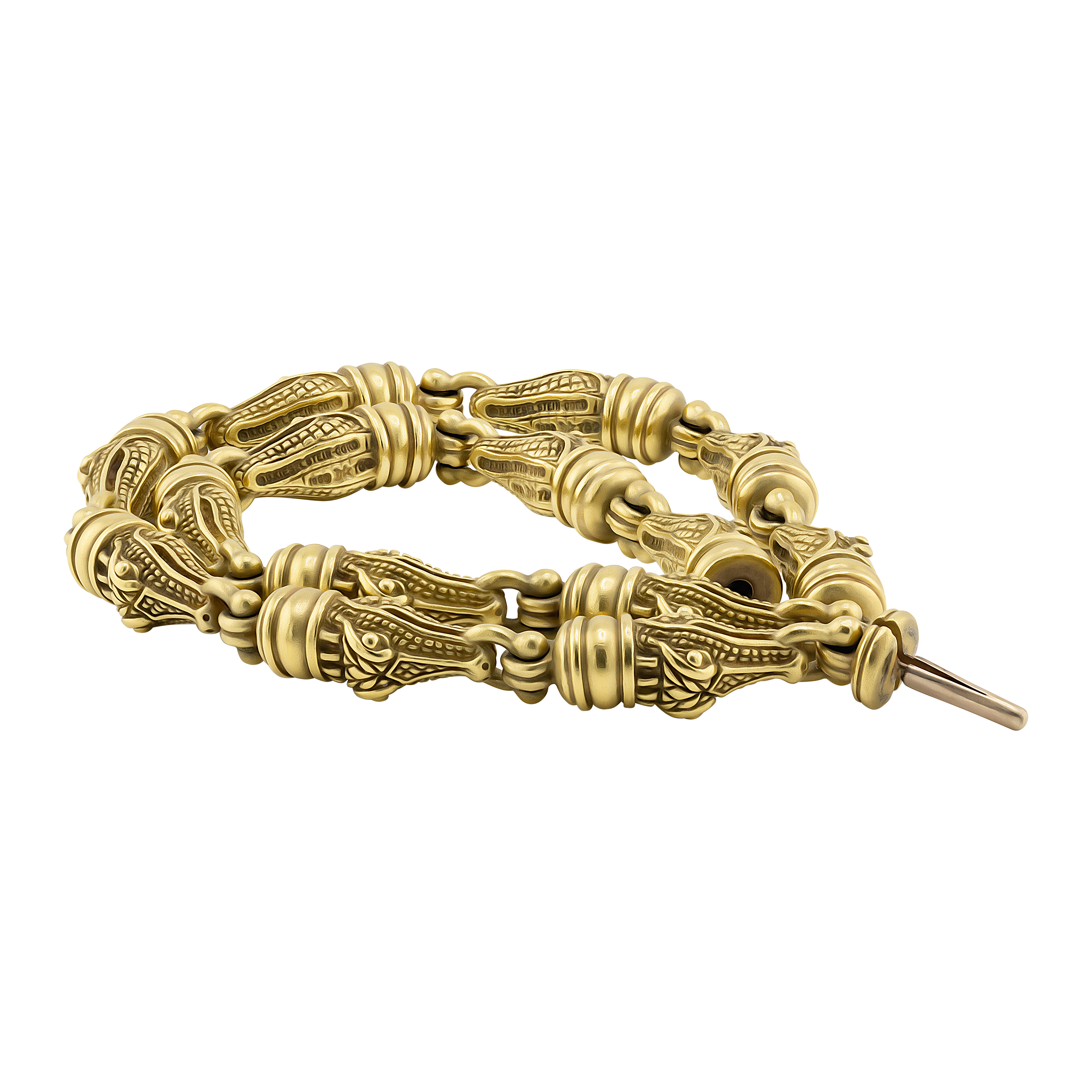 Barry Kieselstein-Cord 18K Yellow Gold Alligator Necklace