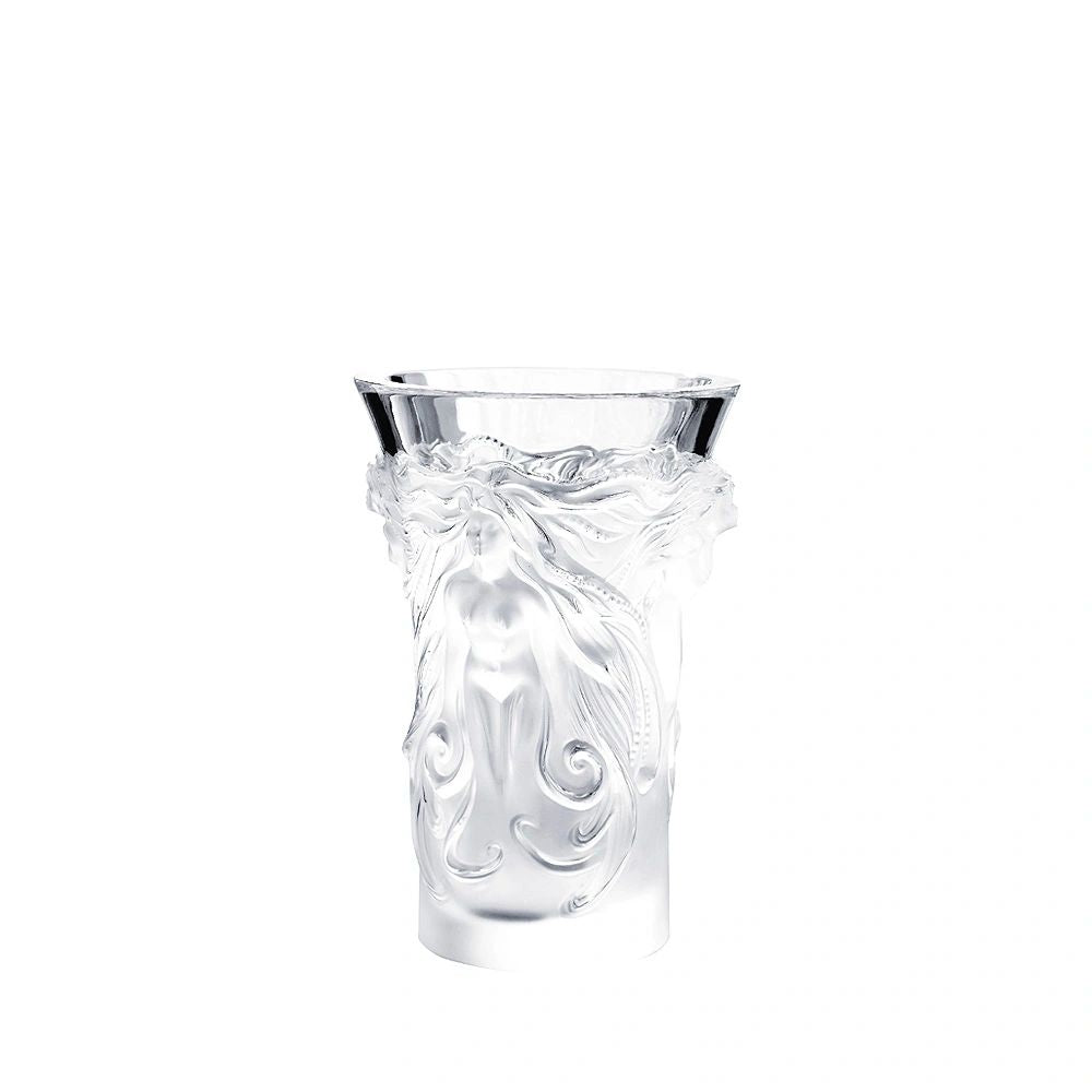 LALIQUE FANTASIA VASE CLEAR CRYSTAL