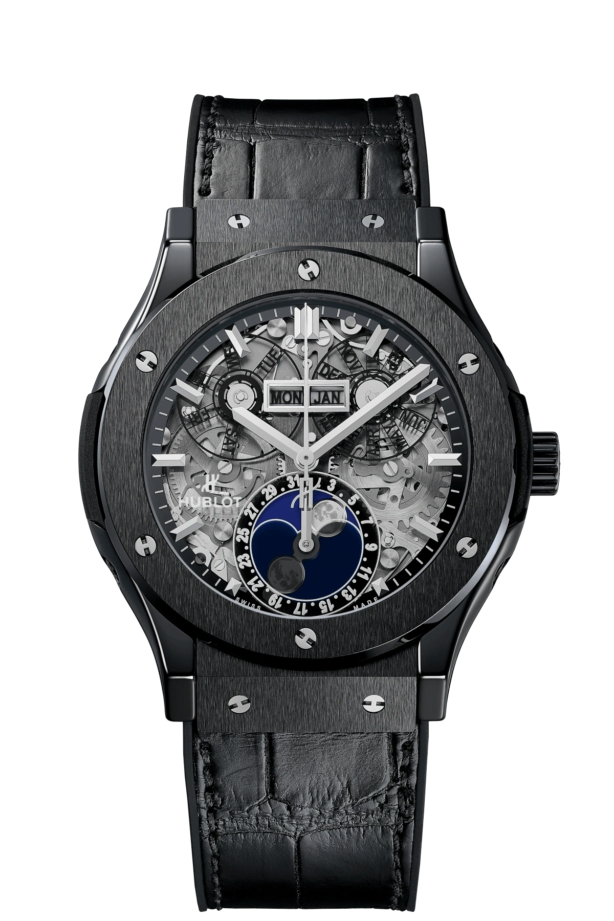 Hublot Classic Fusion 45mm Aerofusion Moonphase Black Magic