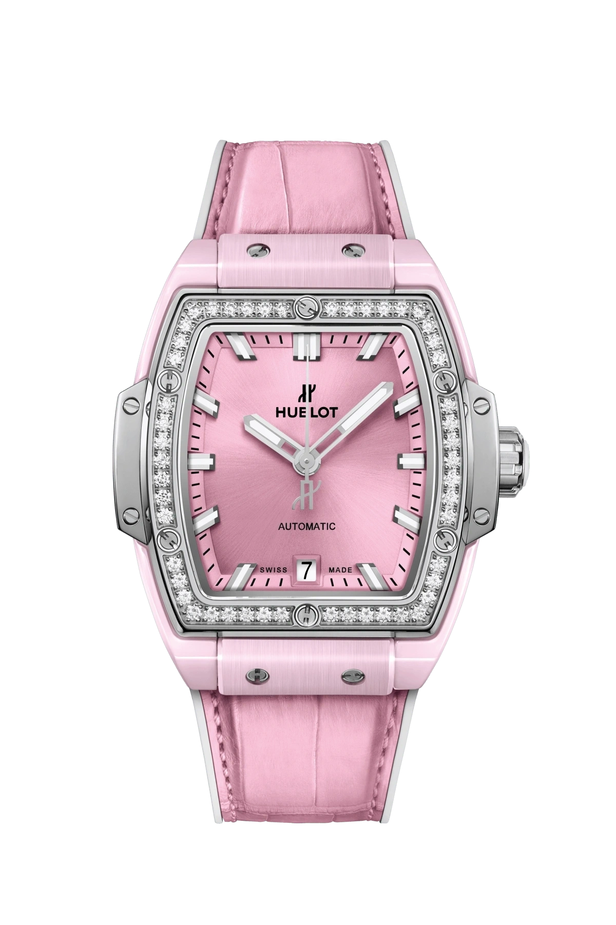 Hublot Spirit of Big Bang 39mm Pink Ceramic Titanium Diamonds