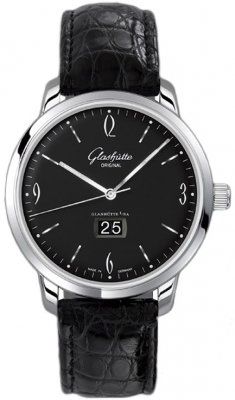 Glashutte Original Senator Sixties Panorama Date Mens Watch 39-47-03-02-04